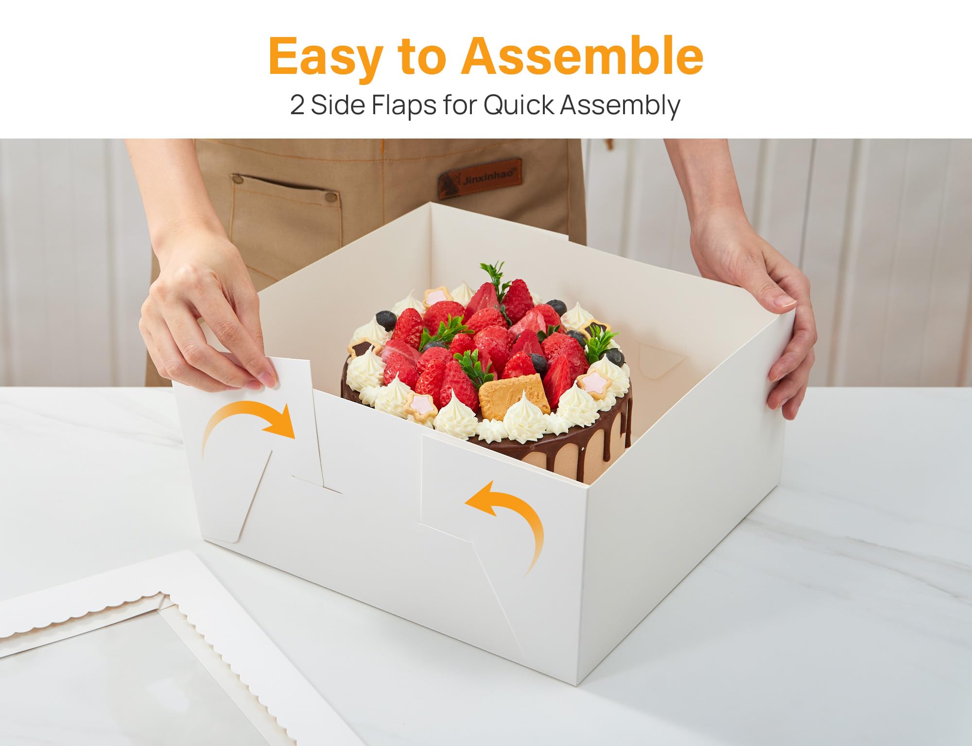 Amazon.com: Kootek 15pcs Cake Boxes, 12x12x6 Inches Cake Box with